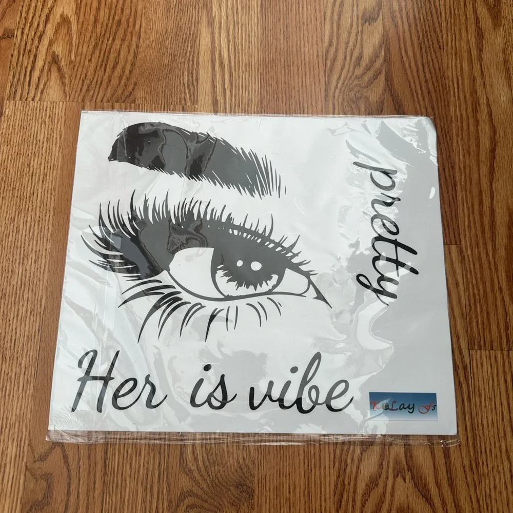 Queen Vibes Inspirational Wall Sexy Eyes Motivational Words Stickers Decoration